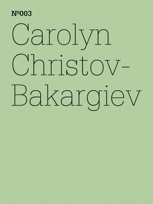 cover image of Carolyn Christov-Bakargiev
